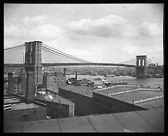 Views: U.S., Brooklyn. Brooklyn Bridge. View 016: View from 'Waterview' flats.