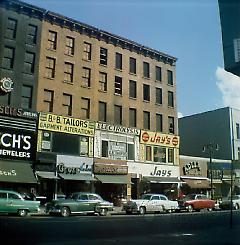 [View of Fulton Street near Flatbush Avenue Extension.]