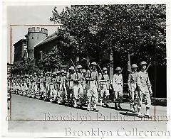 Marching off to camp