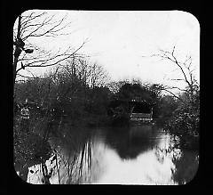 Views: U.S., Brooklyn. Brooklyn, Prospect Park. View 040: Arbor on the lake shore.