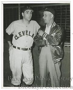 [Burt Shotton with Lou Boudreau]