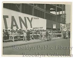 [Waiting for tickets at Ebbets Field]