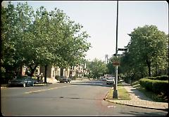 [View looking South along Ridge Boulevard.]