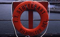 [Life ring from the T.T. Stuyvesant ship]