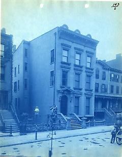 West side of 143 Joralemon St., center line of Joralemon S., 6 ft. west of sewer manhole