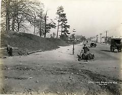 Looking N., showing W. sidewalk 4th Av., bet. B. R. Parkway & 67 St.