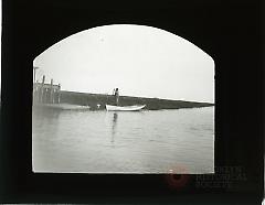 [Man rowing, Sheepshead Bay]