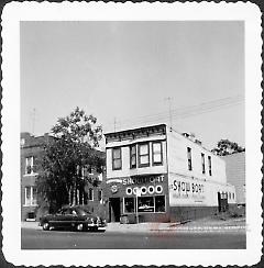 [Show Boat Restaurant, corner of 8th Avenue (left) and 73rd Street.]