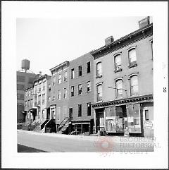 [West side of Bridge Street between Johnson Street and Myrtle Avenue looking south.]