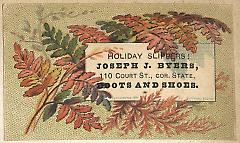 Tradecard. Joseph J. Byers. 110 Court Street. Brooklyn.