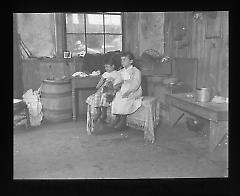 Views: Brooklyn. Various. View 029: Flashlight of orphan girls in Front Street celler.