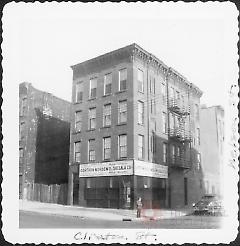 [Northeast corner of Clinton Street and Nelson Street.]