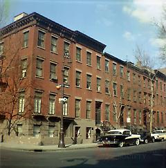 [West side of Clinton Street looking north.]