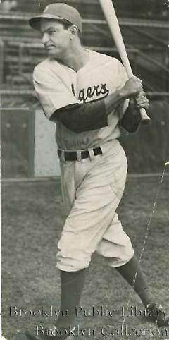 [Harry "Cookie" Lavagetto batting]