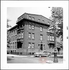 [Northeast corner of Clinton Street (left) and Schermerhorn Street.]