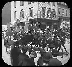 Views: Brooklyn, Long Island, Staten Island. Brooklyn scenes; buildings. View 029: Li Hung Chang and Mayor Fred W. Wurster.