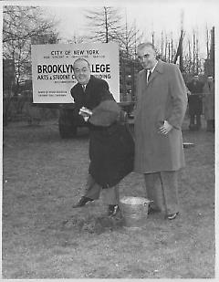 Boro Pres. John Cashmore & Harry Gideonse, Pres. of Brooklyn College