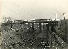 Looking east from 22nd Ave. trolley station landing