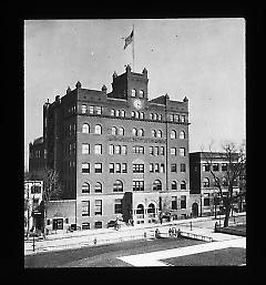 Views: U.S., Brooklyn. Brooklyn, Pratt Institute. View 006: Front-view, Pratt Institute.