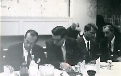 [Robert F. Kennedy at Brooklyn Navy Yard luncheon]