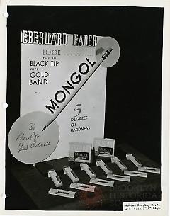 [Advertisement for Eberhard Faber 'Mongol" Pencil]