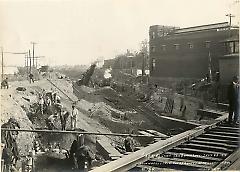 Looking east from top of arches at New Utrecht Ave.