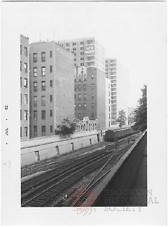 [View of BMT cut looking south.]