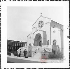 [Church on corner of 49th Street and 7th Avenue.]