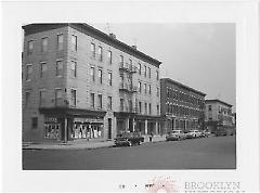 [View of east side of Rogers Avenue.]