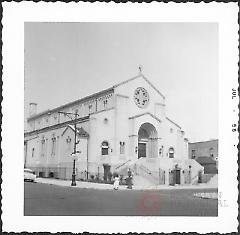 [Church on corner of 49th Street and Eighth Avenue.]