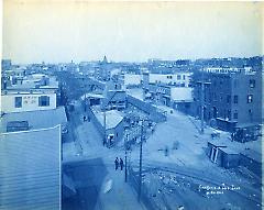 [4th Avenue subway construction site]