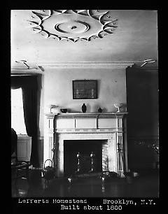 Views: U.S., Brooklyn. Brooklyn, Lefferts Homes. View 006: Lefferts Homestead. Parlor. Built about 1800.