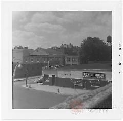 [View from Avenue M BMT station (Brighton line).]