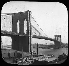 Views: U.S., Brooklyn. Brooklyn Bridge. View 017: Brooklyn Bridge, NY. East River.