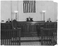 Opening of New Flatbush Court, Dec. 13, Judge James J. Golden presiding