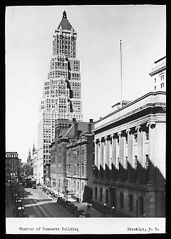 Views: Brooklyn, Long Island, Staten Island. Brooklyn skyscrapers. View 004: Chamber of Commerce Building.