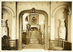 Foyer, Miss Harriet White's house, 2 Pierrepont Place, Brooklyn N.Y.