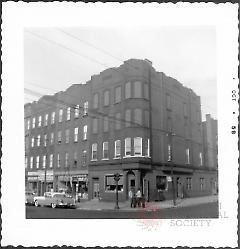 [Northeast corner of Flushing Avenue and Bushwick Avenue.]