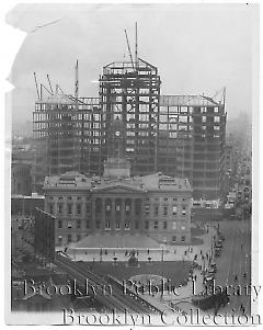 [Municipal Building under construction]