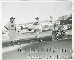 [Carl Erskine at Yankee Stadium]