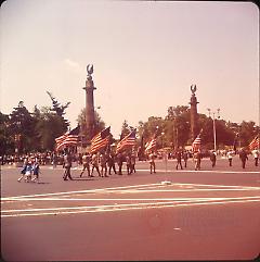Memorial Day [parade] at [Grand Army] Plaza
