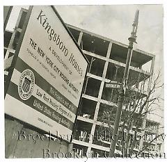 [Kingsborough Houses under construction]