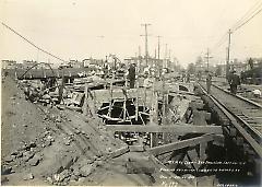 Showing detail of concrete arches at New Utrecht Ave.