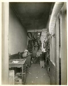 Saddlery storage room