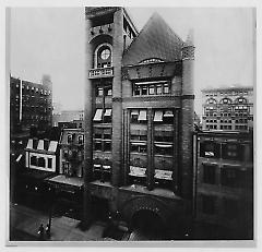 Fire headquarters, 365-367 Jay Street. Designed 1882 by Frank Freeman.