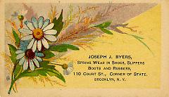Trade card. Edwin C. Burt & Co. Brooklyn.