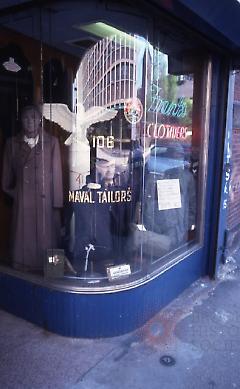 [Store window at Realiable and Frank's]