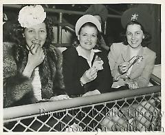 [Three women at Ebbets Field]