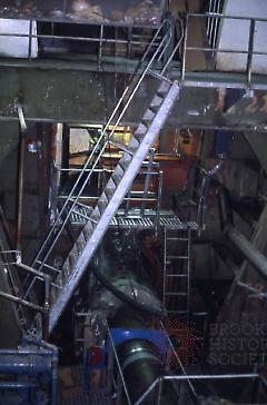 [Engine room looking toward the stern of the ship (AFT)]