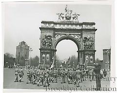 [Loyalty Day parade at Grand Army Plaza]